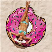 Bigmouth - Gigantic Pink Donut Beach Blanket 152.4cm