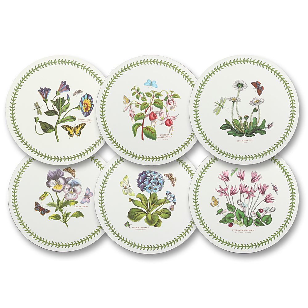 Pimpernel Botanic Garden Round Placemat Set 6pce