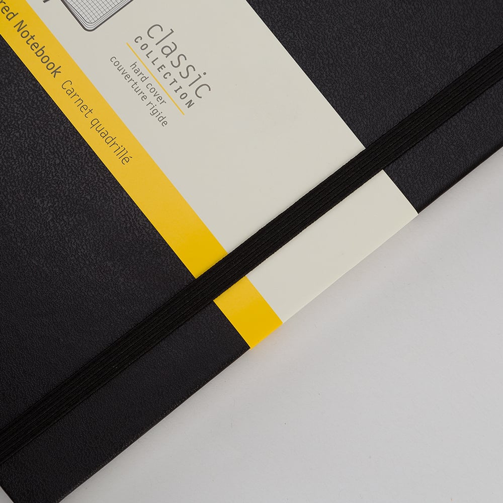 Moleskine Classic Hard Cover Notebook Large Squared Black Peter's