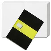 Moleskine - Cahier Plain Notebook Large Black Set 3pce