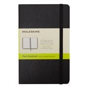 Moleskine - Classic Hard Cover Pocket Plain Notebook Black
