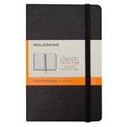 Moleskine - Classic Hard Cover Ruled Pocket Notebook Black