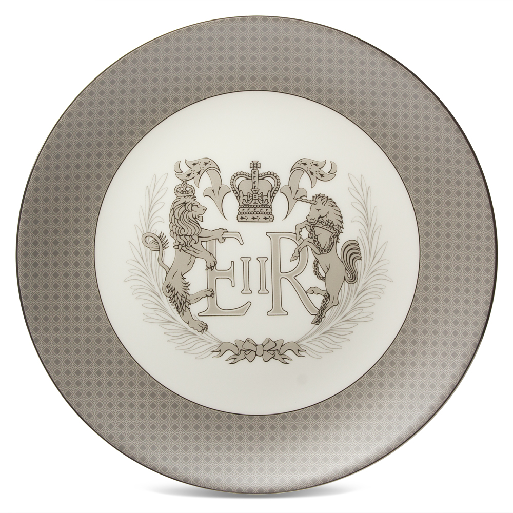 Wedgwood Diamond Jubilee Commemorative Plate 20cm Peter's of Kensington