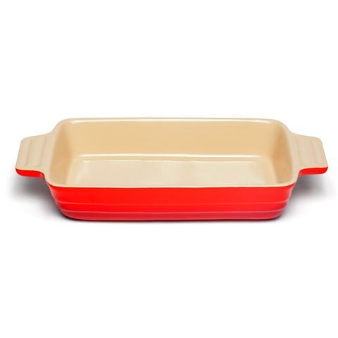 Chasseur La Cuisson Rectangular Baking Dish Medium Red - Peter's of Kensington