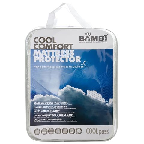 Bambi - Cool Comfort Mattress Protector Fitted Single