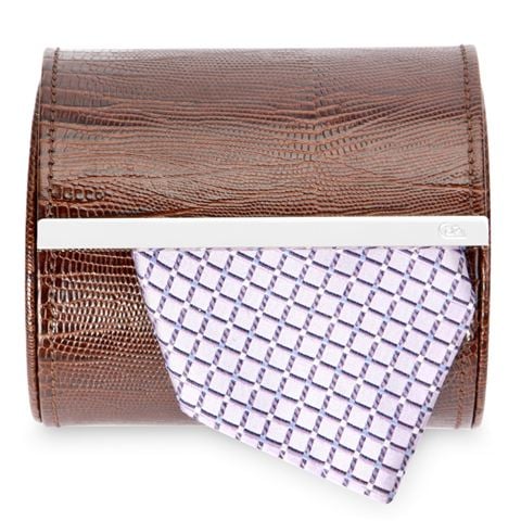 Renzo Romagnoli - Brown Thesius Leather Tie Holder