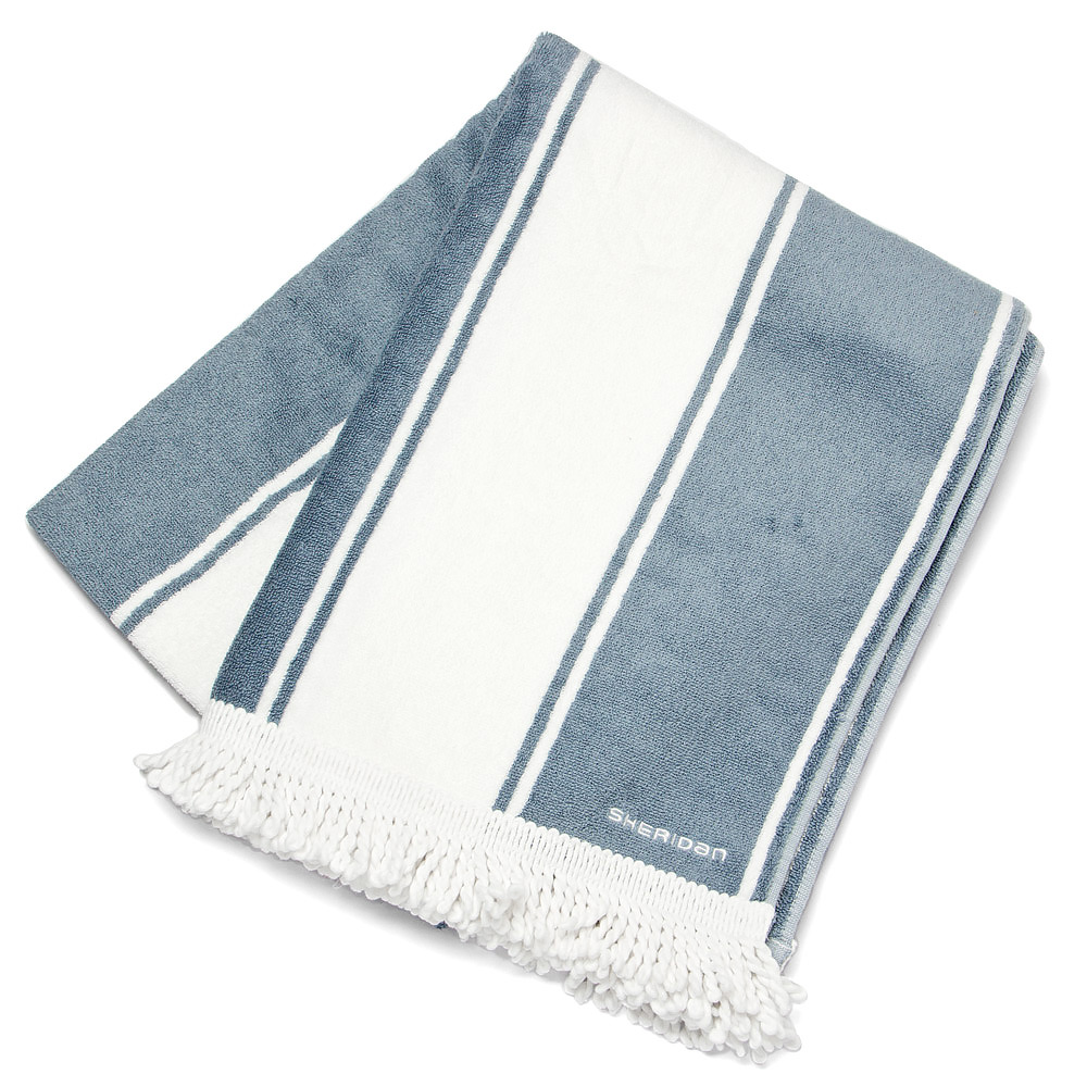 Sheridan Crete Beach Towel Chambray Blue