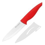Savannah - Ceramic Chef's Knife with Sheath Red 17cm