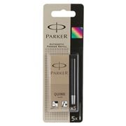 Parker - Quink Black Ink Cartridge Set 5pce