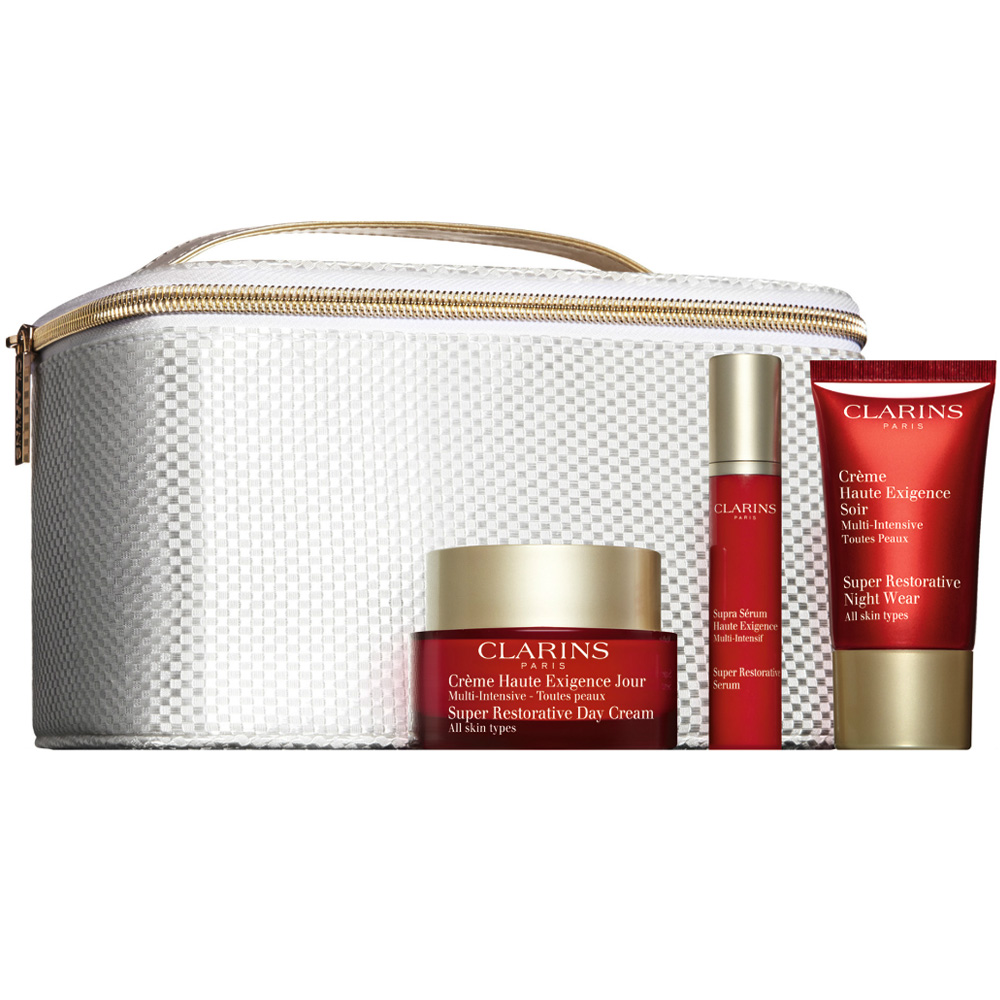 clarins super restorative christmas gift pack clarins super restorative christmas gift pack