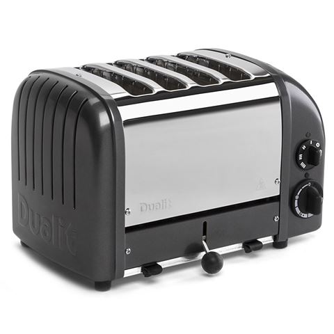 Dualit - NewGen 4 Slice Toaster Metallic Charcoal DU04