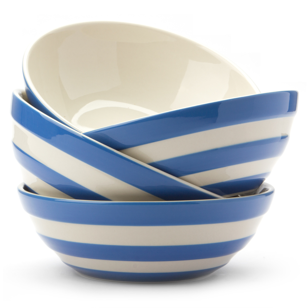 Cornishware Blue Cereal Bowl Set 4pce