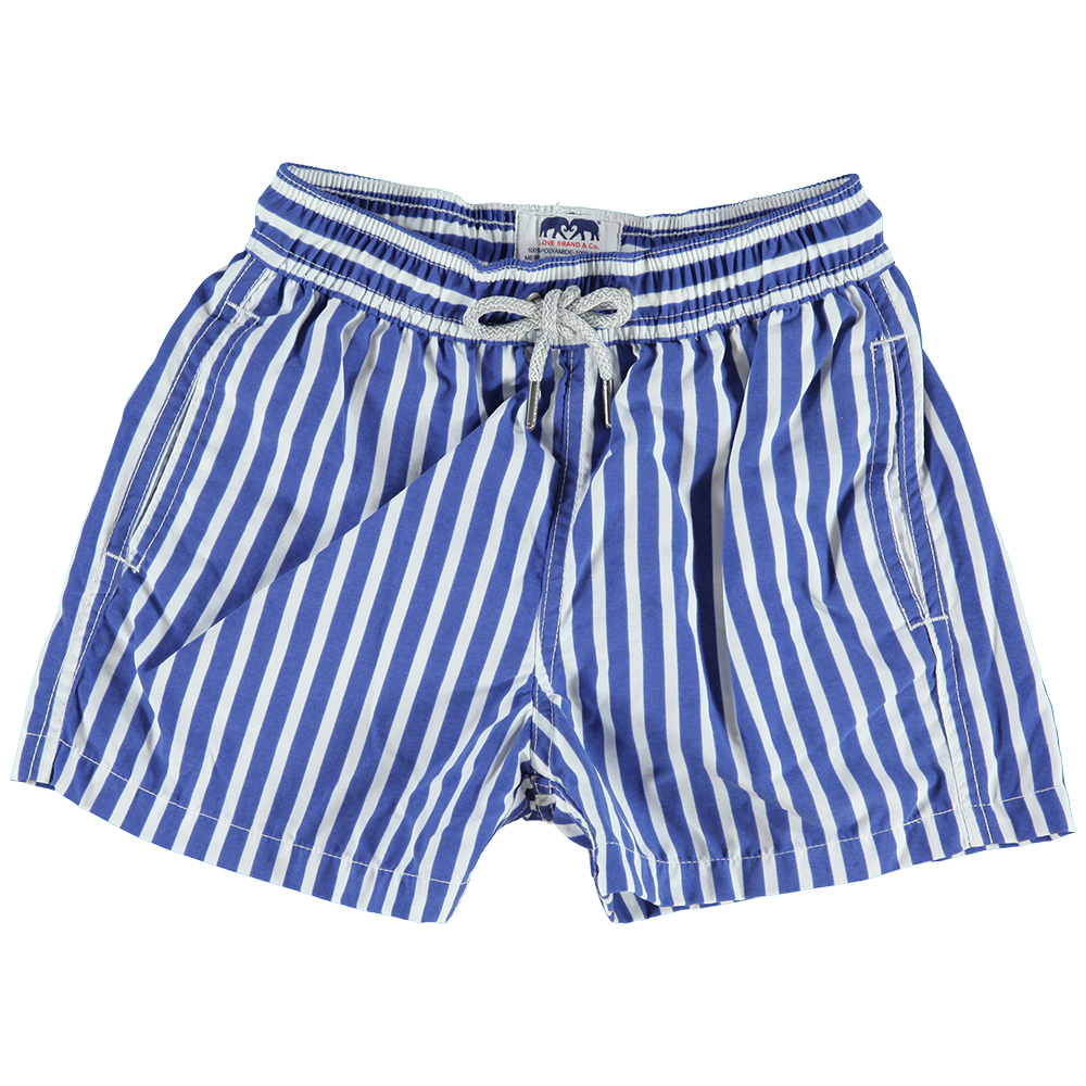 Boys Stripe Swim Shorts