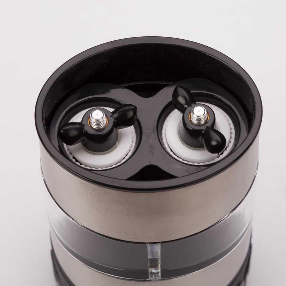 Bodum Twin Salt & Pepper Grinder Black Peter
