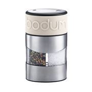 Bodum - Twin Salt & Pepper Grinder Off White