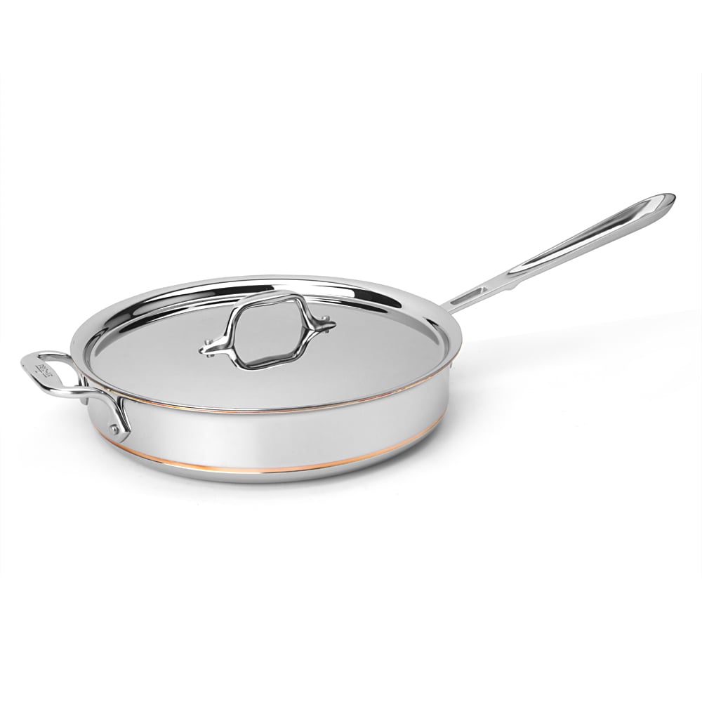 All-Clad Emeril All Clad Copper Core Stainless Steel Sauté Pan 8" Skillet Frying Pan 