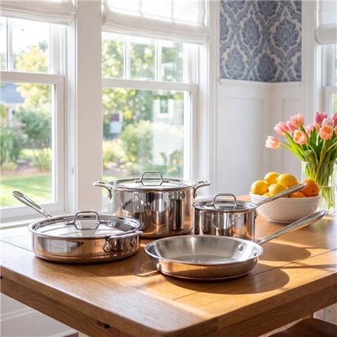 All-Clad - Copper Core Cookware Set A 4pce