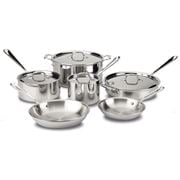 All-Clad - D3 Stainless Steel Cookware Set 6pce