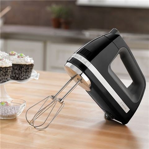 KitchenAid - KHM926 Hand Mixer 9 Speed Onyx Black