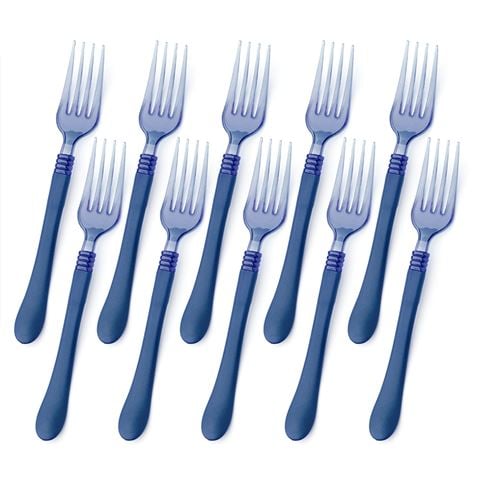 Ex.Tra - Plastic Fork Blue Set 10pce
