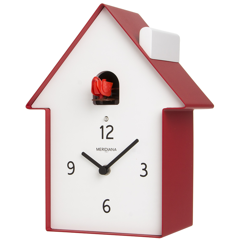 Diamantini & Domeniconi - Bird House Red Cuckoo Clock