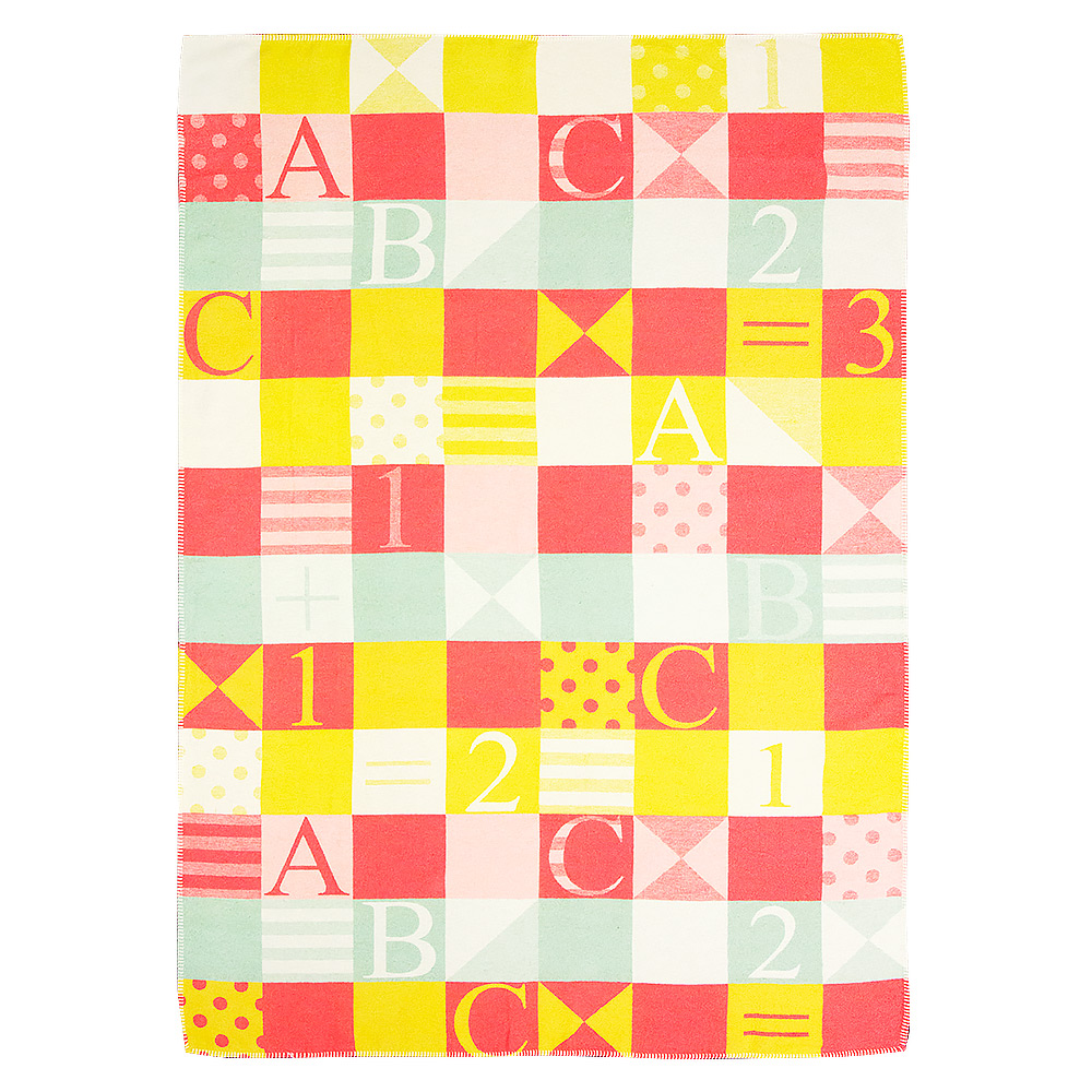 David Fussenegger Patchwork ABC Multicoloured Blanket Peter's of