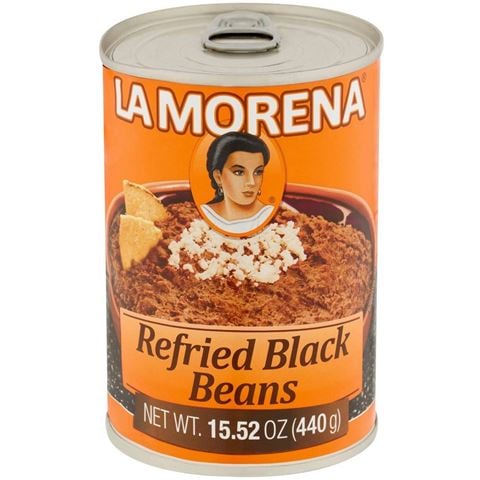 La Morena - Refried Black Beans 440g