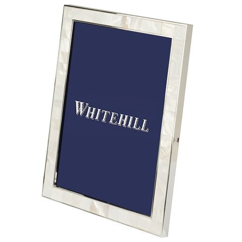 Whitehill - River Shell Silver Plated Photo Frame 13x18cm