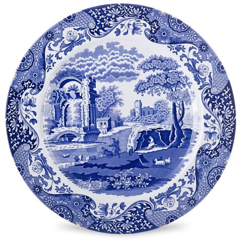 Spode - Blue Italian Pasta Serving Bowl | Peter's of Kensington