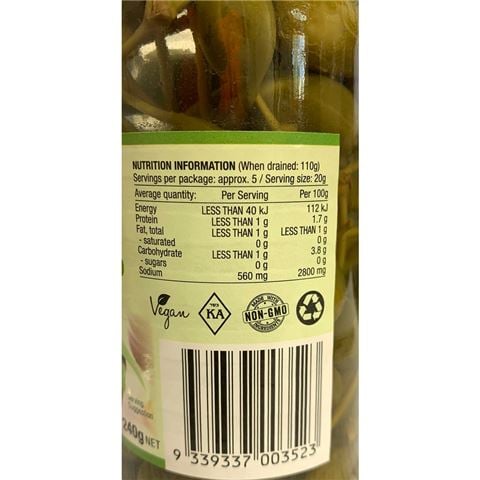 Chef's Choice - Caperberries In Vinegar 240g