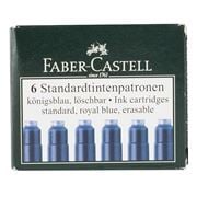 Faber-Castell - Blue Ink Cartridge Set 6pce