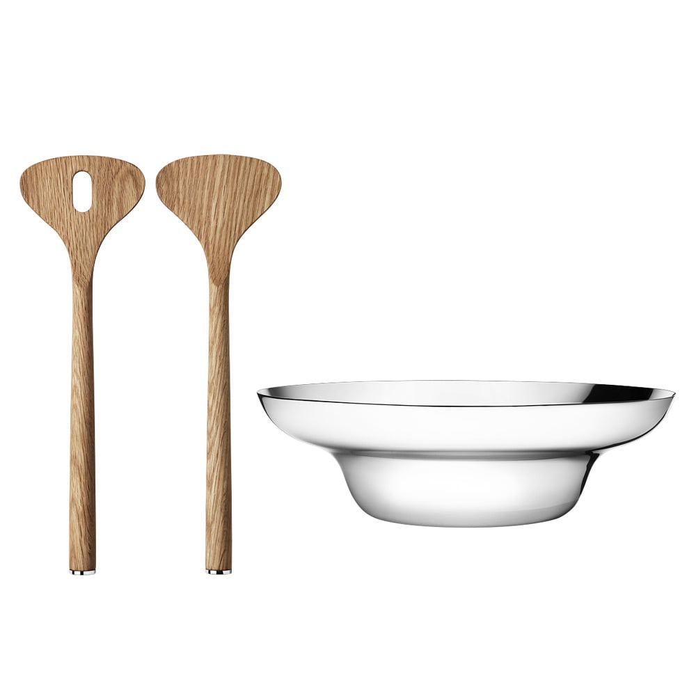 Jensen Alfredo Salad Bowl & Server Set 3pce Peter's of Kensington