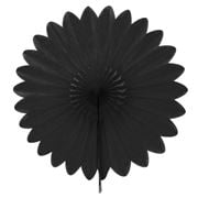 Contents Giftware - Honeycomb Paperfold Fan Black 45cm