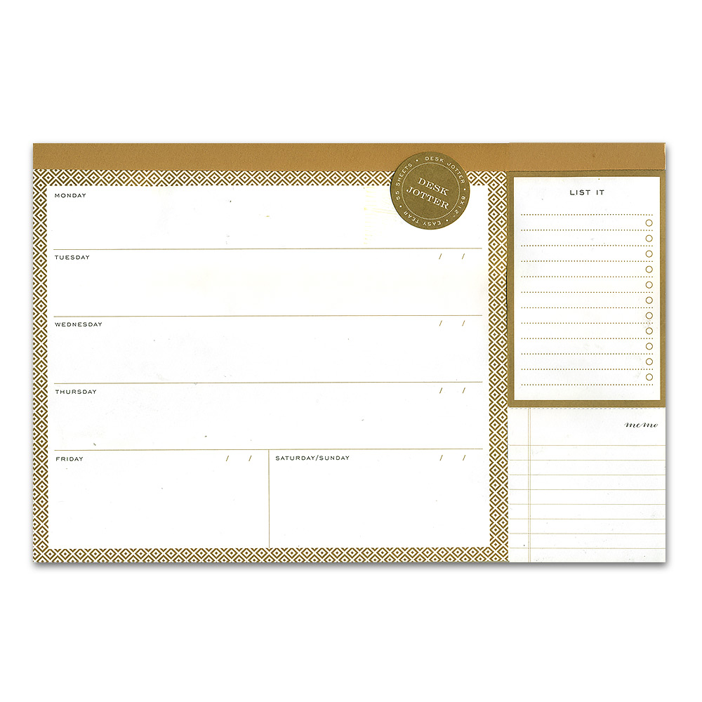 NEW Galison Modern Gold Desk Jotter 9780735341791 eBay