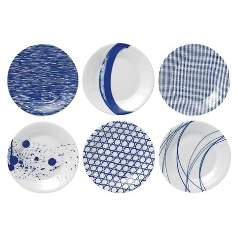 Royal Doulton Pacific Cocktail Plate Set 6pce - Peter's of Kensington