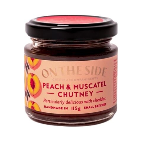 On The Side - Peach & Muscatel Chutney 115g