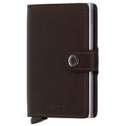 Secrid - Original Leather Mini Wallet Dark Brown