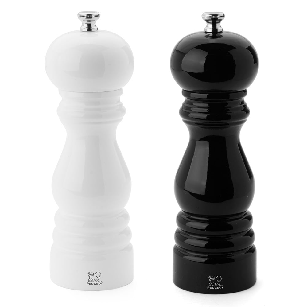 Peugeot - Paris Black and White Salt & Pepper Mill Set 2pce | Peter's ...