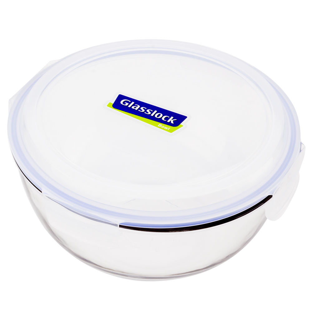 Glasslock Tempered Glass Bowl with Lid 4L Peter's of Kensington