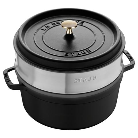 Oval Cocotte cooking pot, cast iron, 37cm/8L, La Mer - Staub
