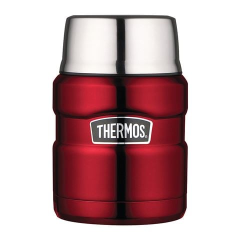 Thermos - Stainless Steel Vacuum Food Flask Red 470ml