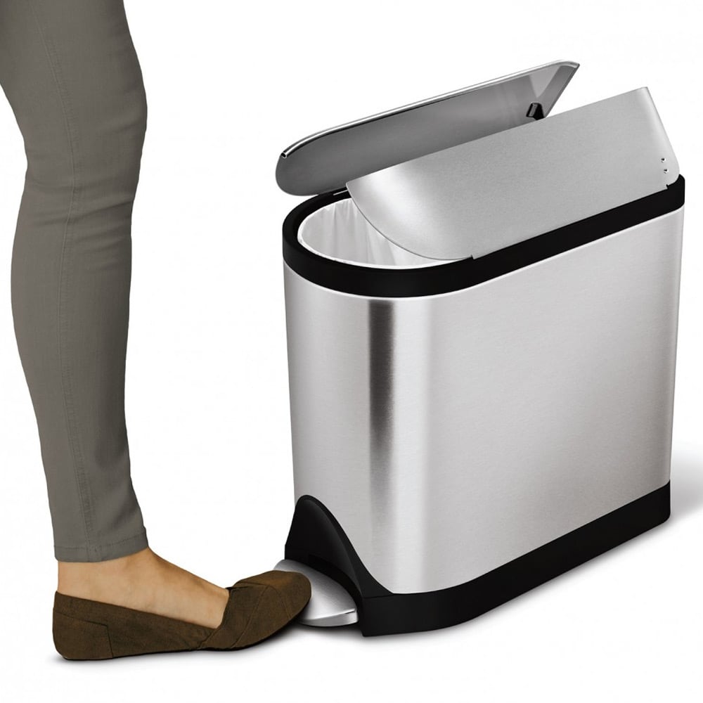 Simplehuman Butterfly Lid Step Can 10L Peter's of Kensington