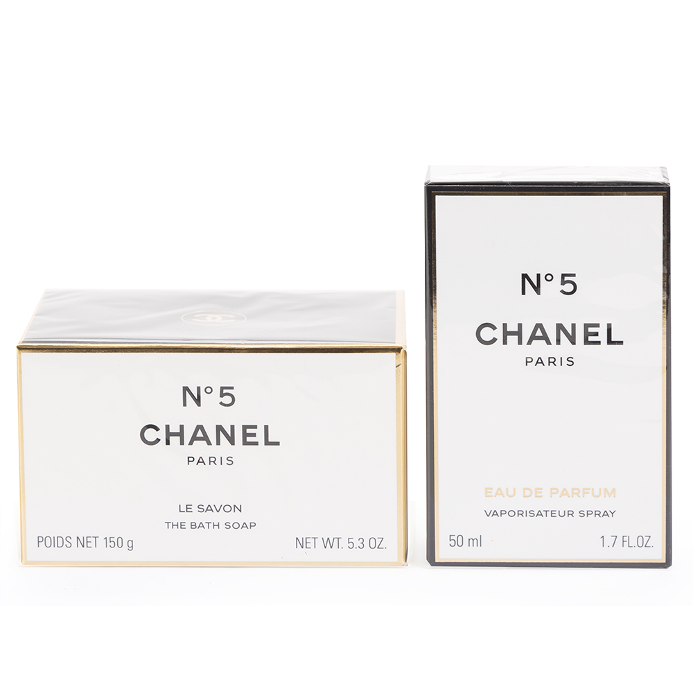 chanel no 5 soap gift set