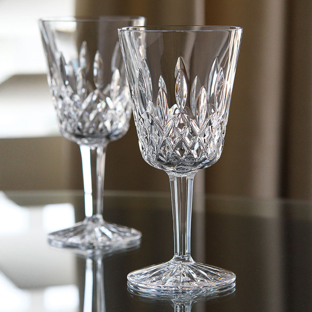 Waterford Lismore Classic Goblet Set 2pce Peter's of Kensington