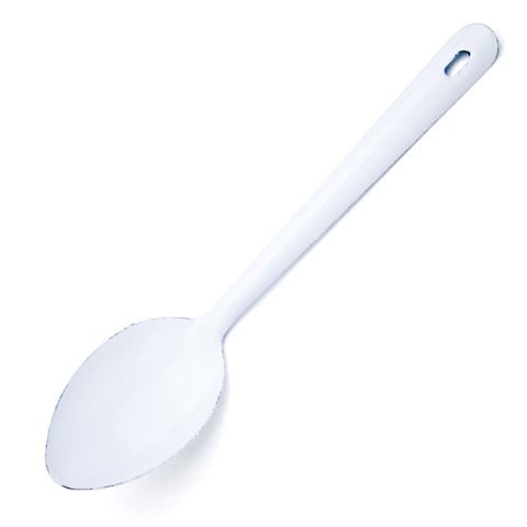 Falcon - Enamel Serving Spoon White