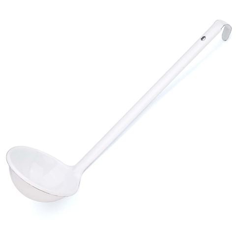Falcon - Enamel Soup Ladle White