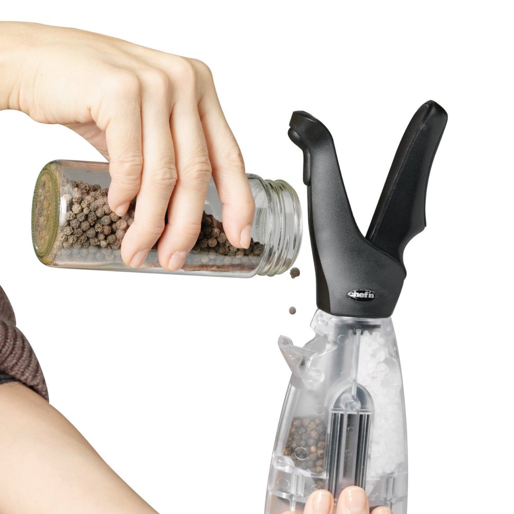 Chef'N - Dual Clear Salt & Pepper Grinder | Peter's of Kensington