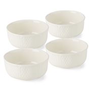 Gien - Pont Aux Choux White Cereal Bowl Set 4pce