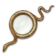 L'objet - Snake Magnifying Glass Small Gold