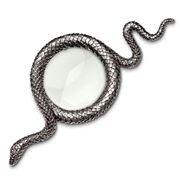 L'objet - Snake Magnifying Glass Small Platinum